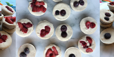 Raw Mini Berry + Coconut ‘Cheesecakes’