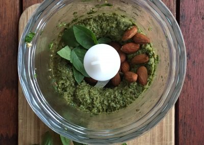 Basil & spinach pesto