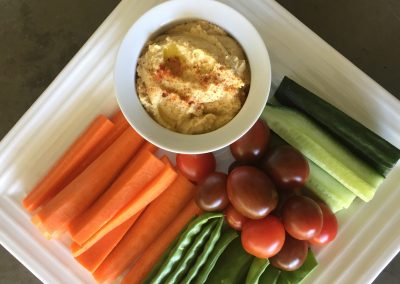 Home-made hummus