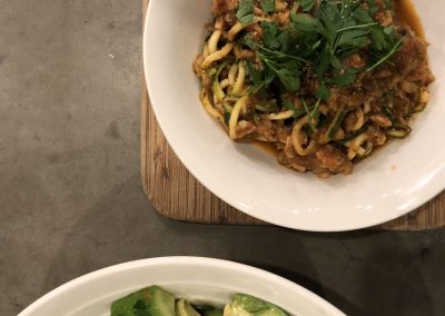 Mushroom and vegetable pasta