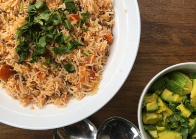 Mexican rice & beans