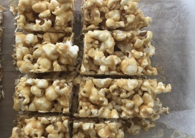 Peanut butter popcorn ‘bites’