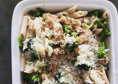 Tuna and Vegetable pasta bake