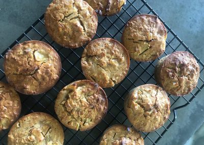 Apple and Carrot muffins