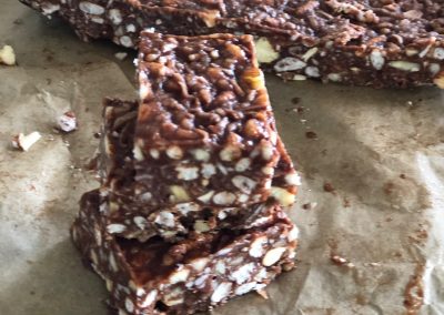 No-bake chocolate slice