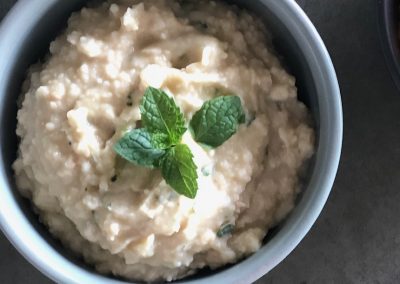 White bean & fresh mint dip