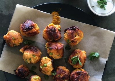 Sweet potato pakoras