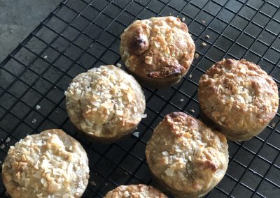 Banana and Coconut muffins
