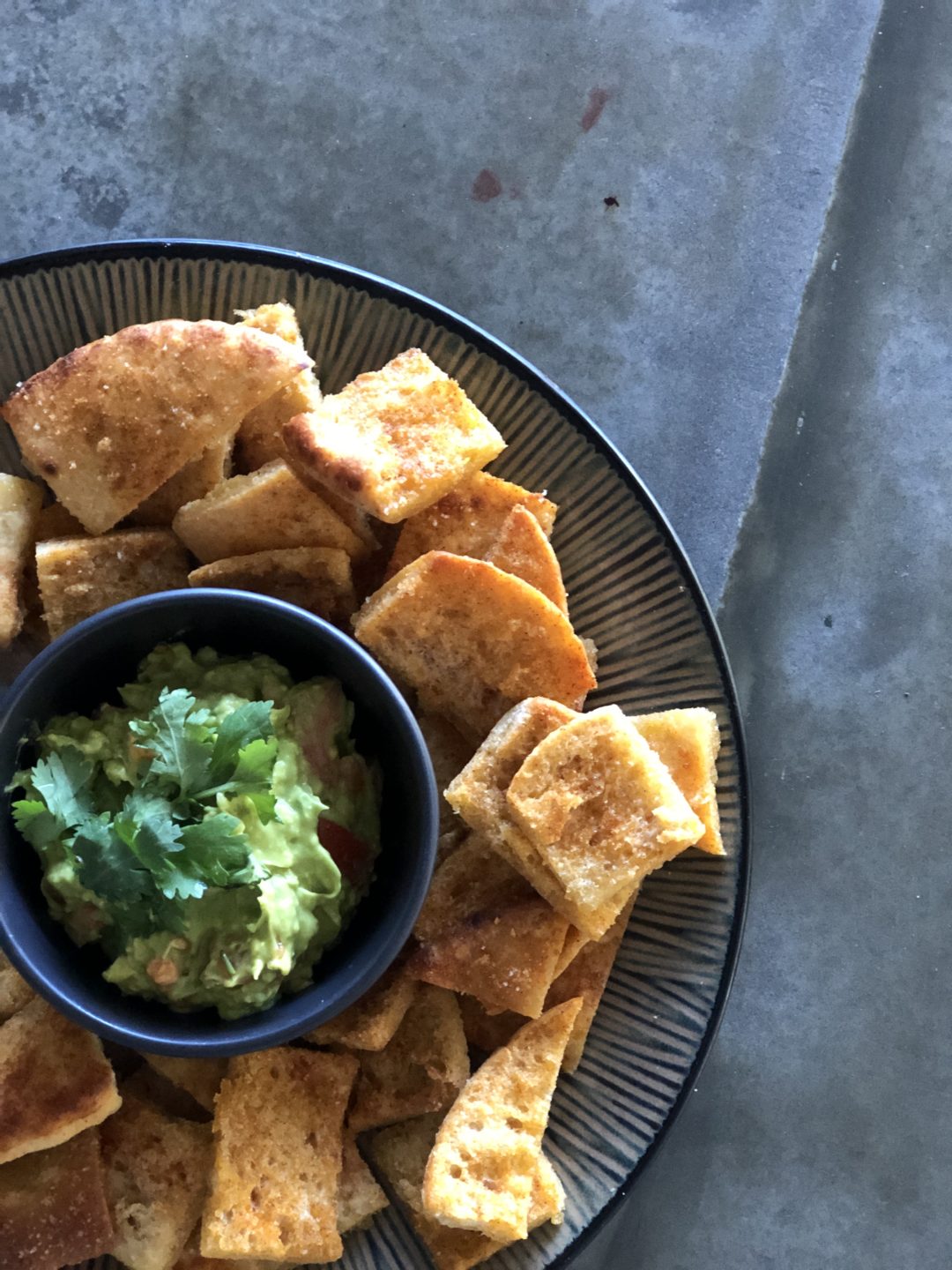 simple guacamole Mexican shapes