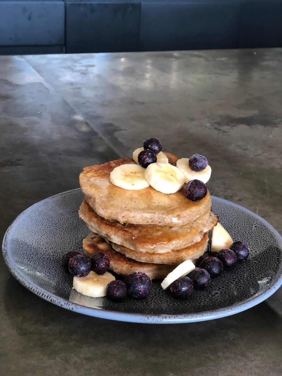 coconut and banana pancakes