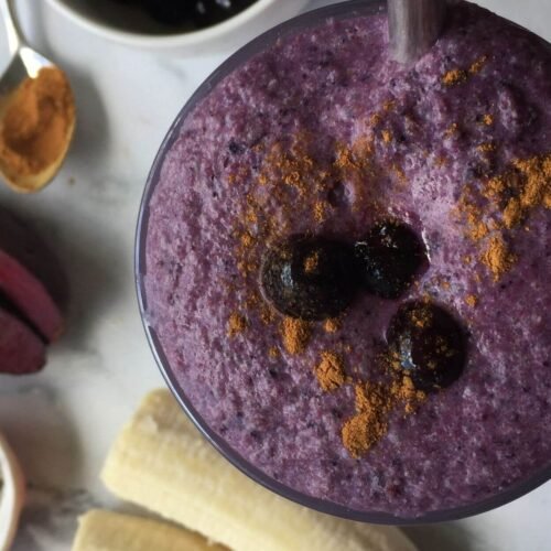 blueberry beet smoothie